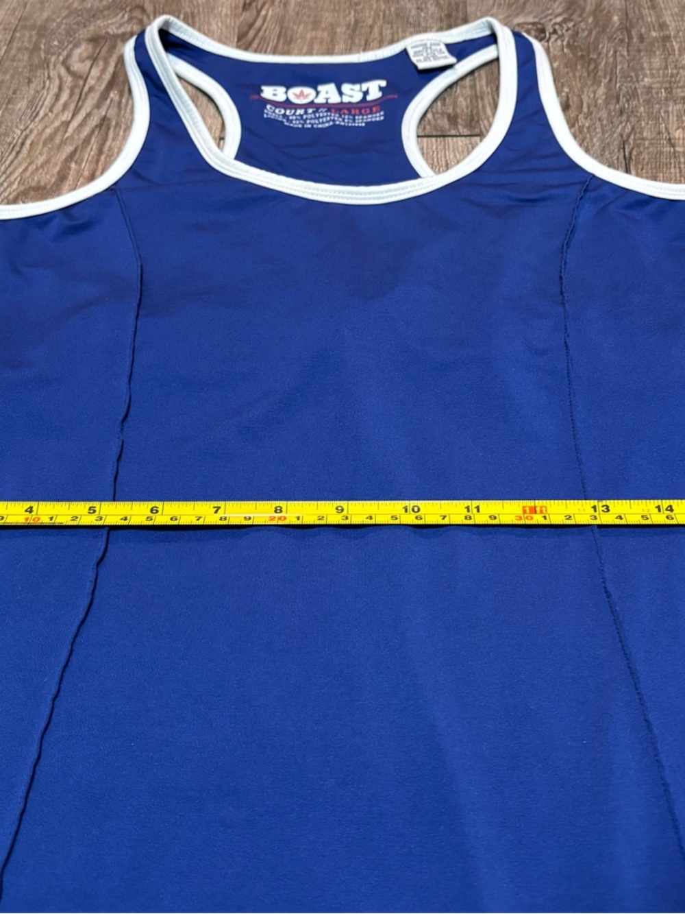 BOAST Sleeveless Racerback Tank Tennis Dress Size Large - Picture 7 of 9